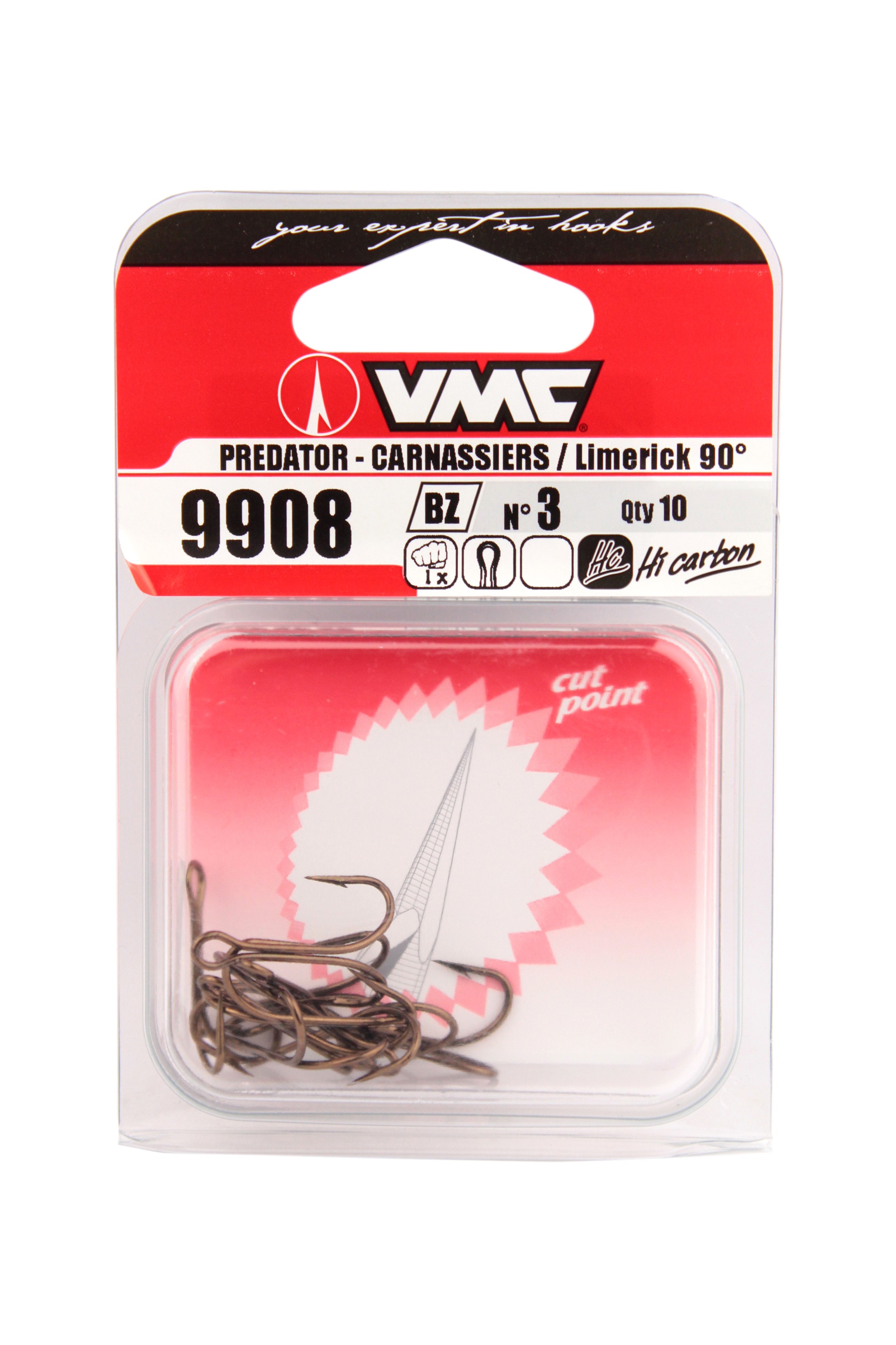 Крючки VMC 9908 BZ №3 10шт
