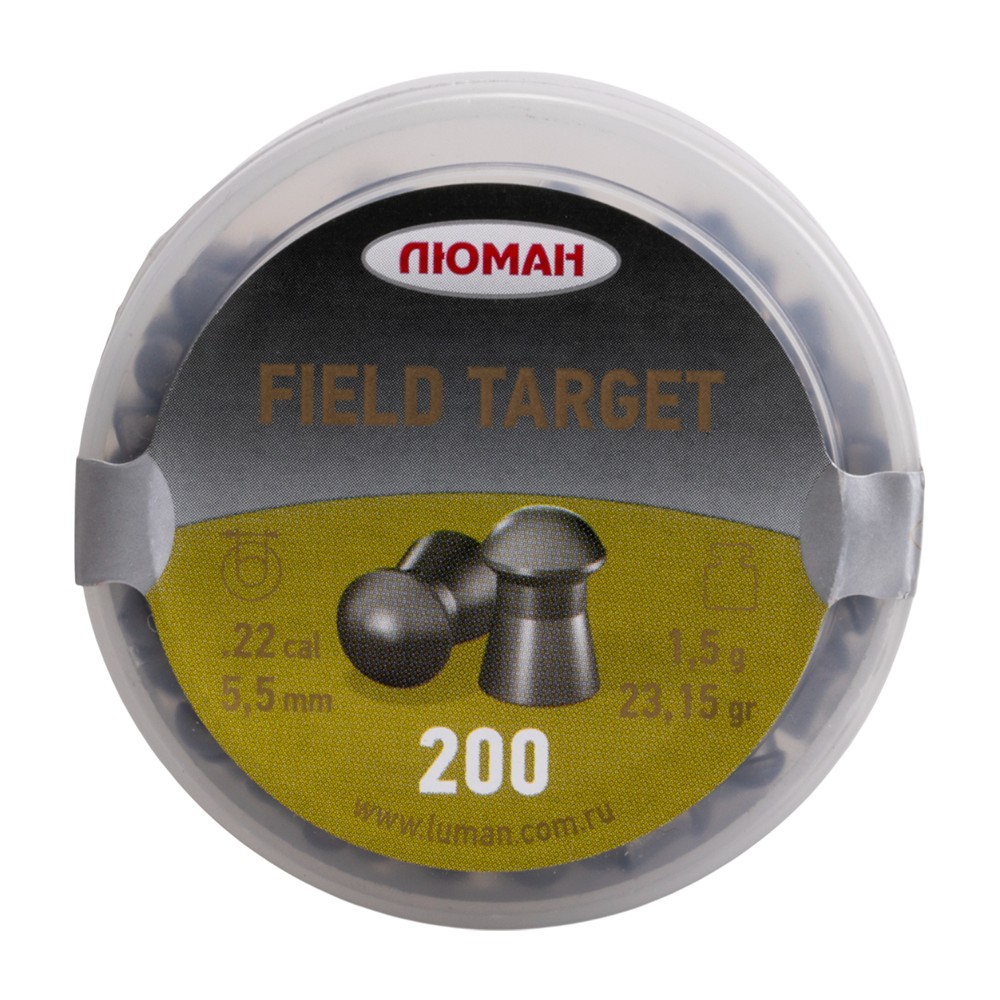 МП Пуля пневм. "Field Target", 1,5 г. 5,5 мм. (200 шт.) (36 в упаковке) - фото 1