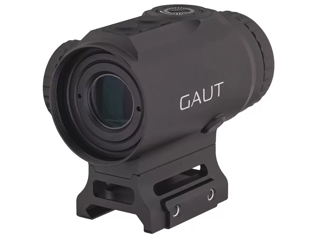 Прицел призматический Gaut Sapphire 3x18 на Picatinny 75х47x64мм - фото 1