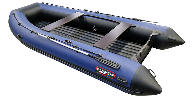 Лодка Хантер 420А НДНД сине-черный - фото 1