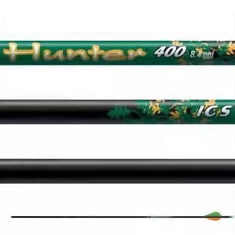 Стрела Easton Crossborn hunter 2219 длина 20 оперение 4" плоский хвост - фото 1