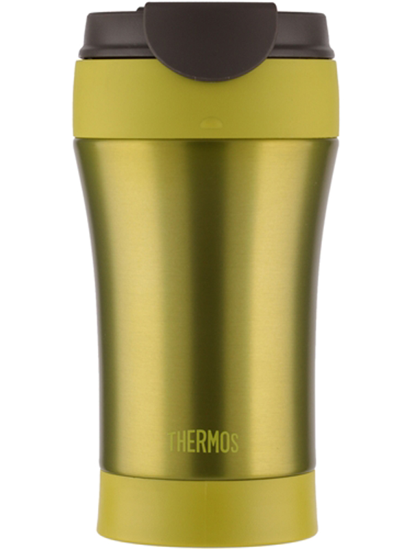 Термокружка Thermos JND LMG 0,4л желтый с черной крышкой - фото 1