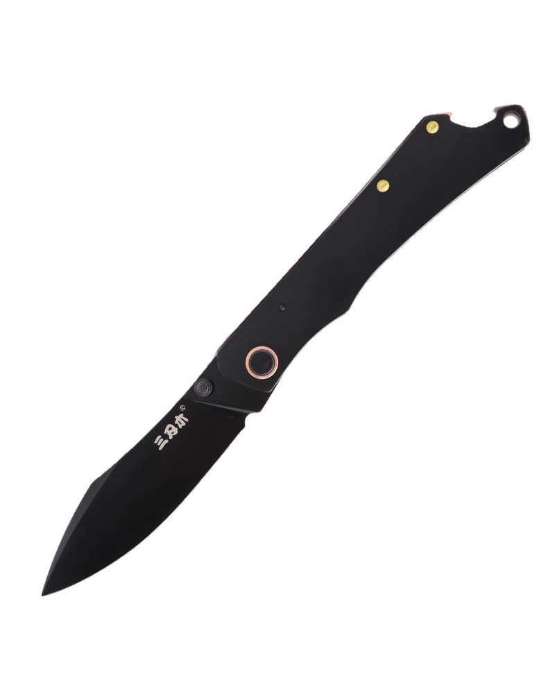 Нож Sanrenmu 9306-SB складной сталь 8Cr13MOV Black coat 3Cr13 - фото 1