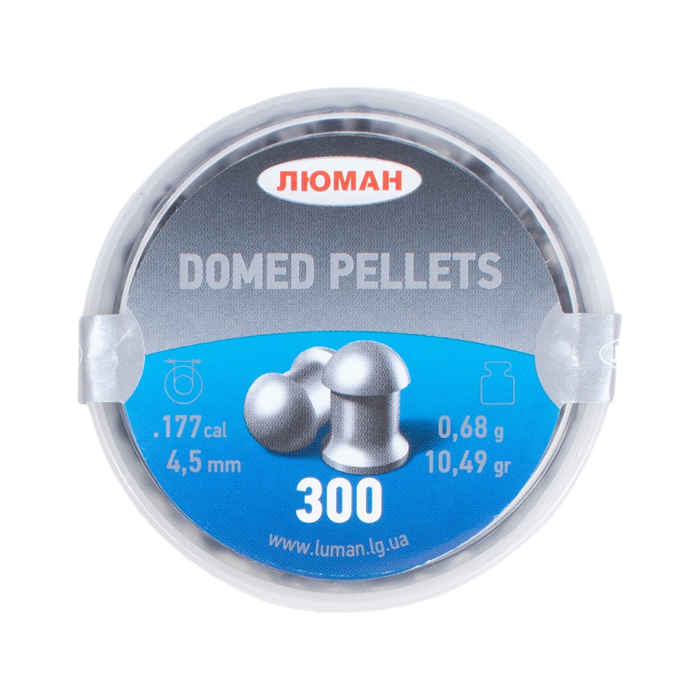 МП Пуля пневм. "Domed pellets", 0,68 г. 4,5 мм. (300 шт.) (60 в упаковке) - фото 1