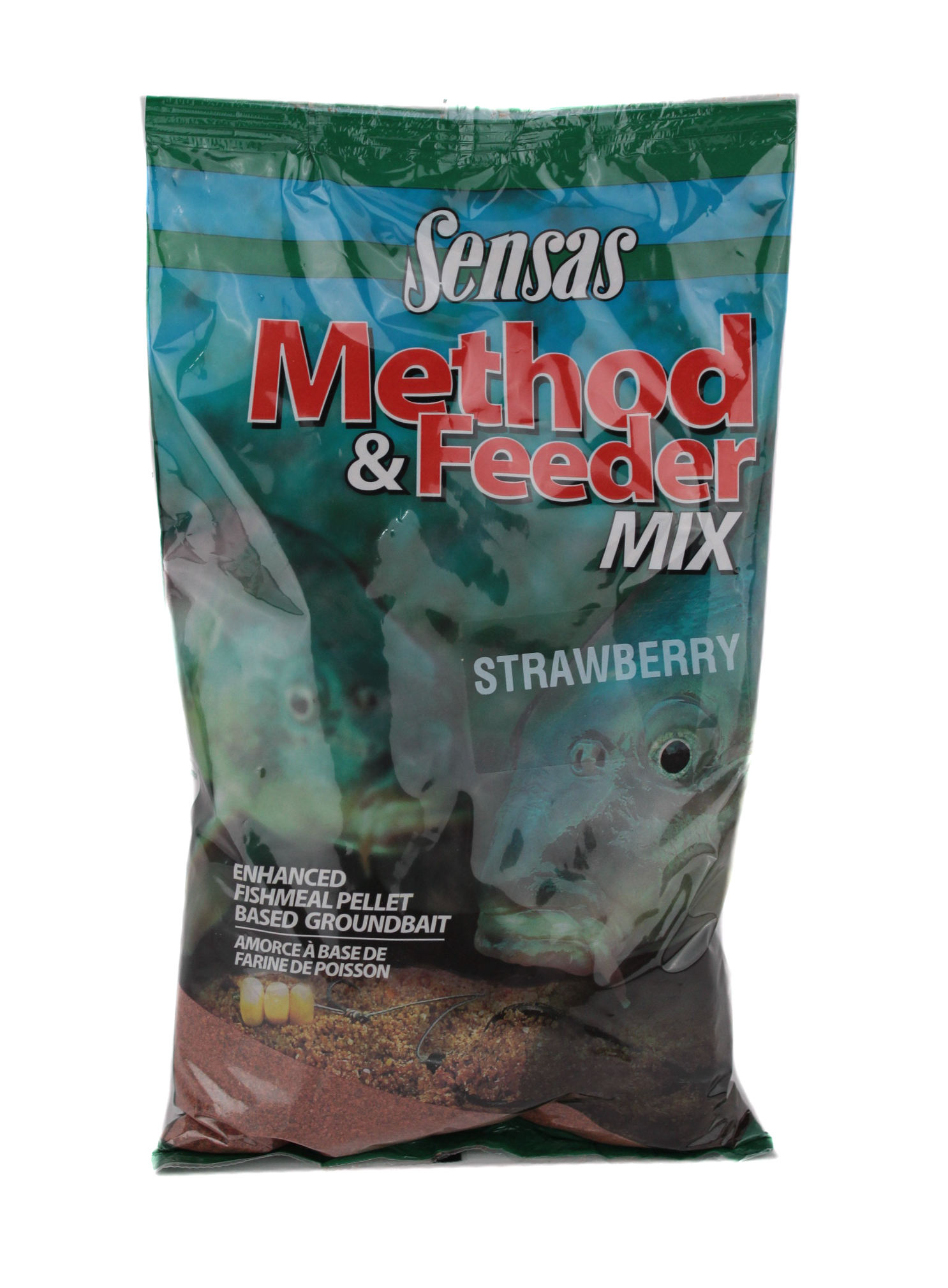 Прикормка Sensas 3000 Method feeder strawberry 1кг