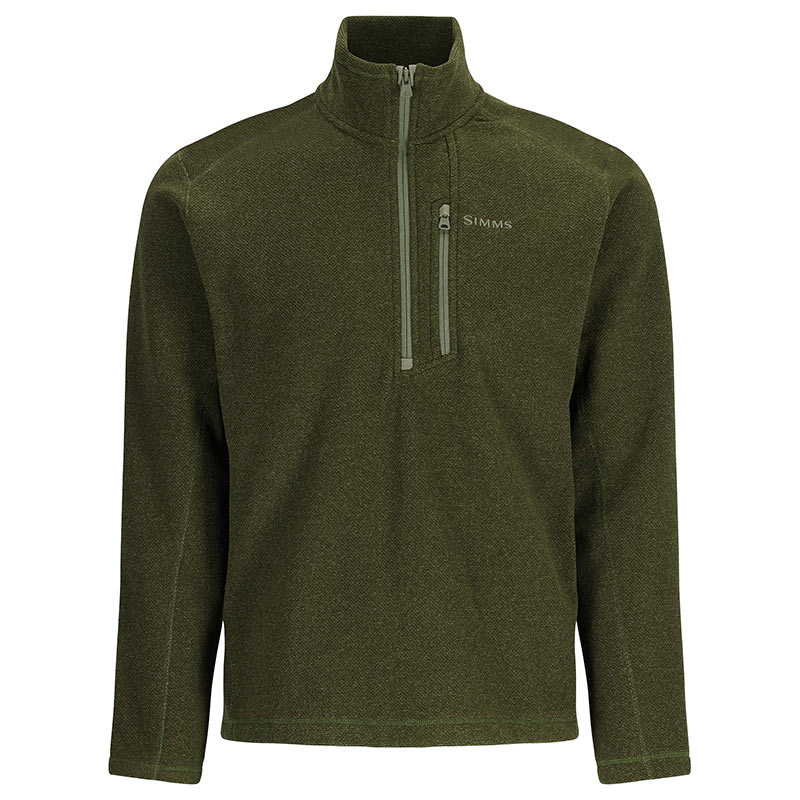 Пуловер Simms Rivershed Half Zip Riffle Heather - фото 1