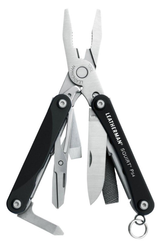 Мультиинструмент Leatherman Squirt PS4 черный - фото 1