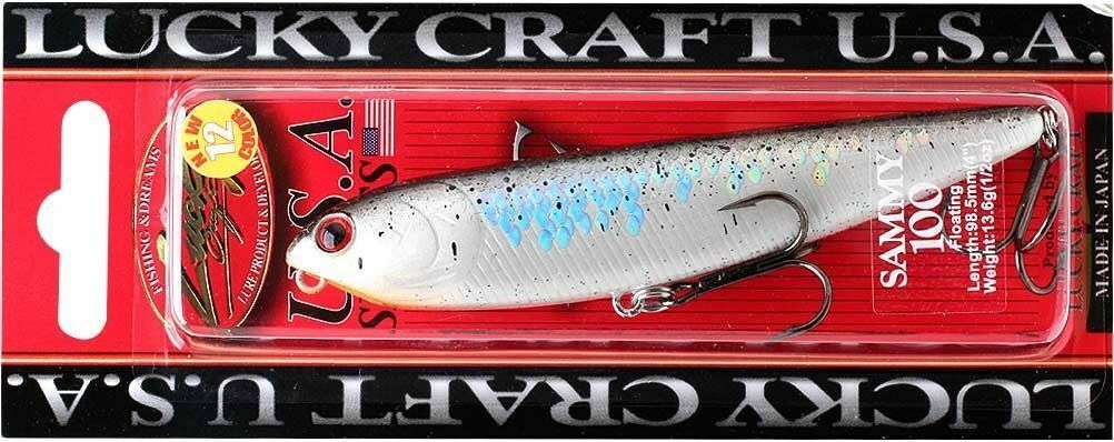 Воблер Lucky Craft Sammy 100 F 154 MS Crack Black - фото 1