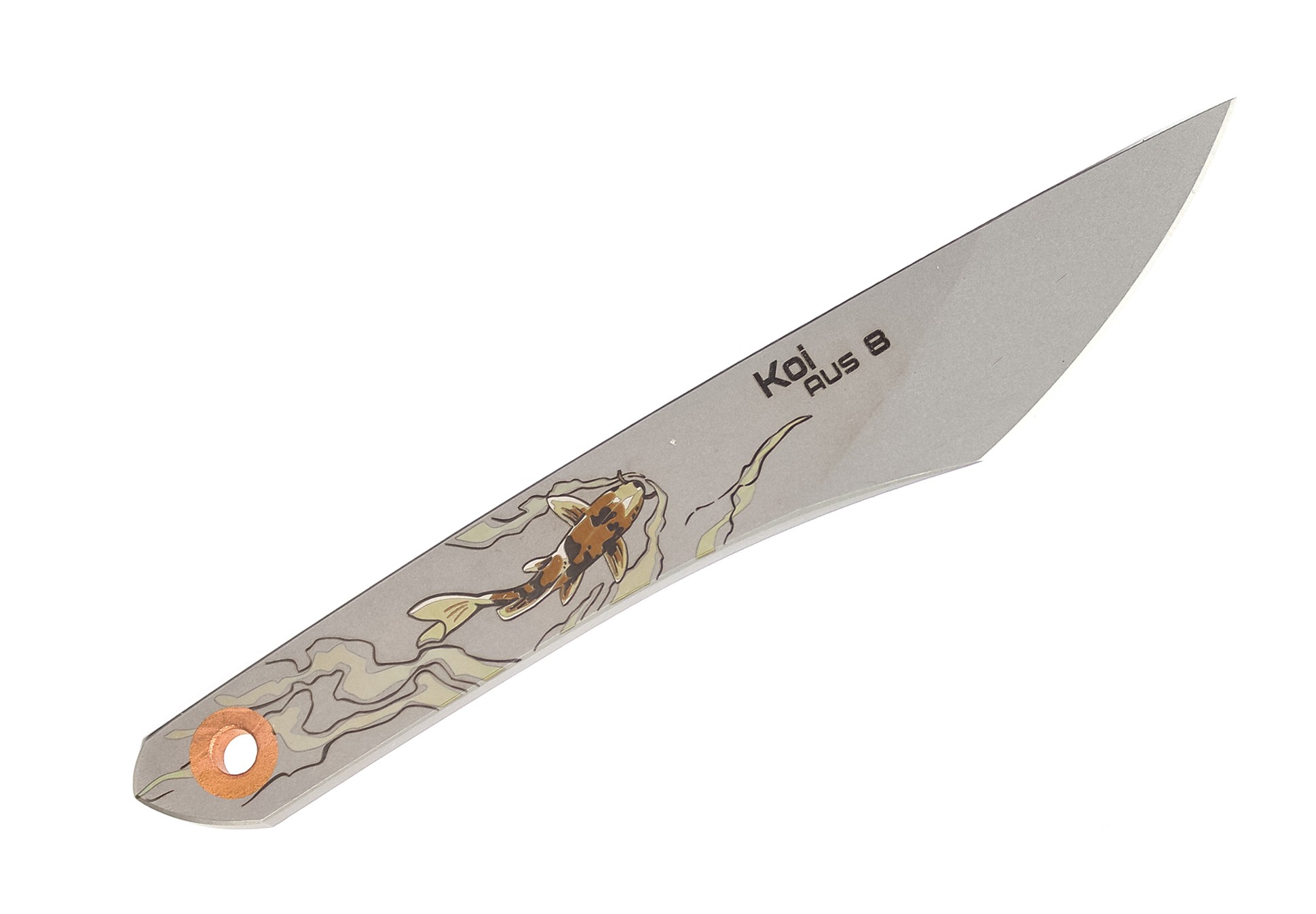 Нож NC Custom Koi karidashi AUS8 satin