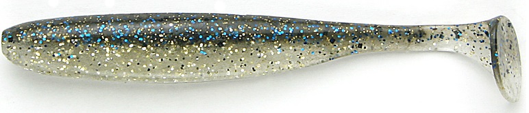 Приманка Keitech виброхвост Easy shiner 3" 418 bluegill flash 10шт - фото 1
