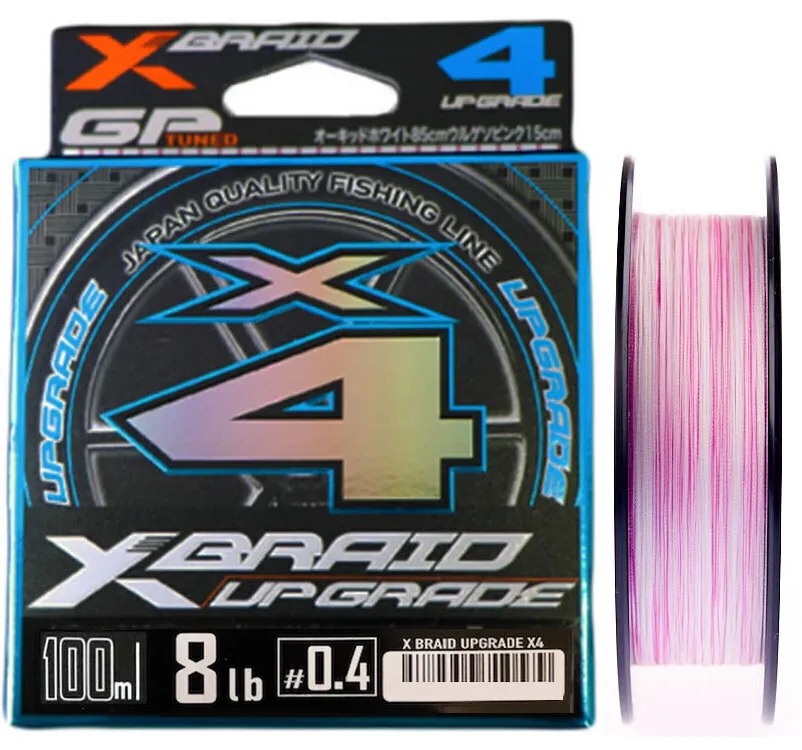 Шнур YGK X-Braid Upgrade X4 0,4/8lb 100м - фото 1