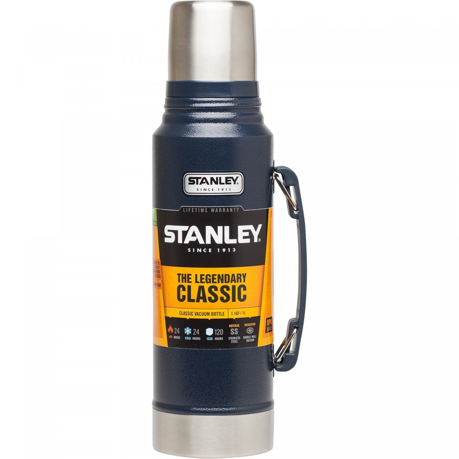 Термос Stanley Classic Vacuum Flask 1л синий - фото 1