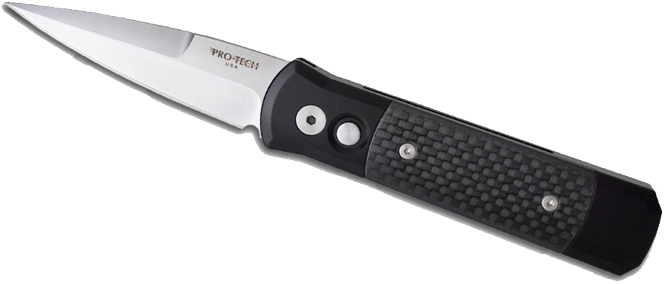 Нож Pro-Tech Godson складной сталь 154CM рукоять карбон - фото 1