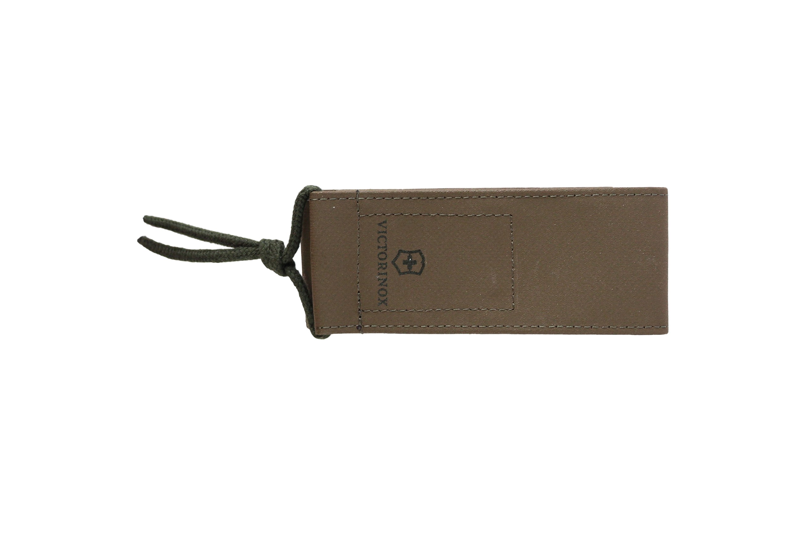 Чехол Victorinox Leather belt pouch иск. кожа зеленый с застежкой - фото 1