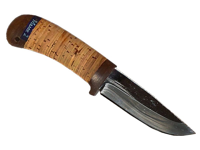 Нож Росоружие Малек 2 сталь 40х10с2м рукоять береста - фото 1