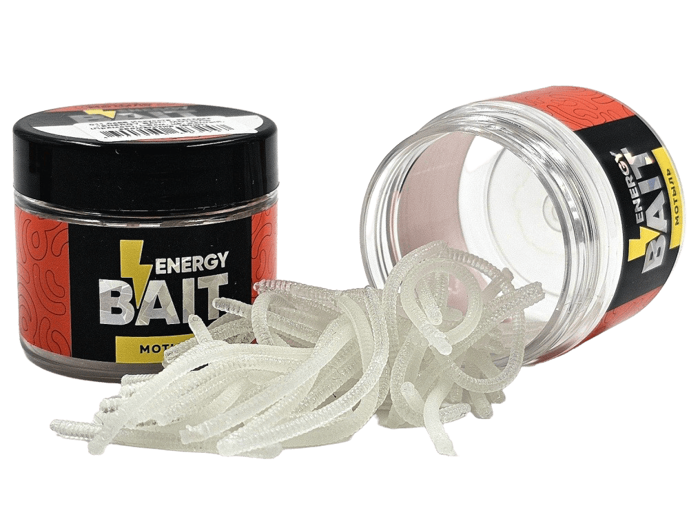 Насадка Energy Bait МОТЫЛЬ Прямой 5см цв. светонакоп арома - фото 1