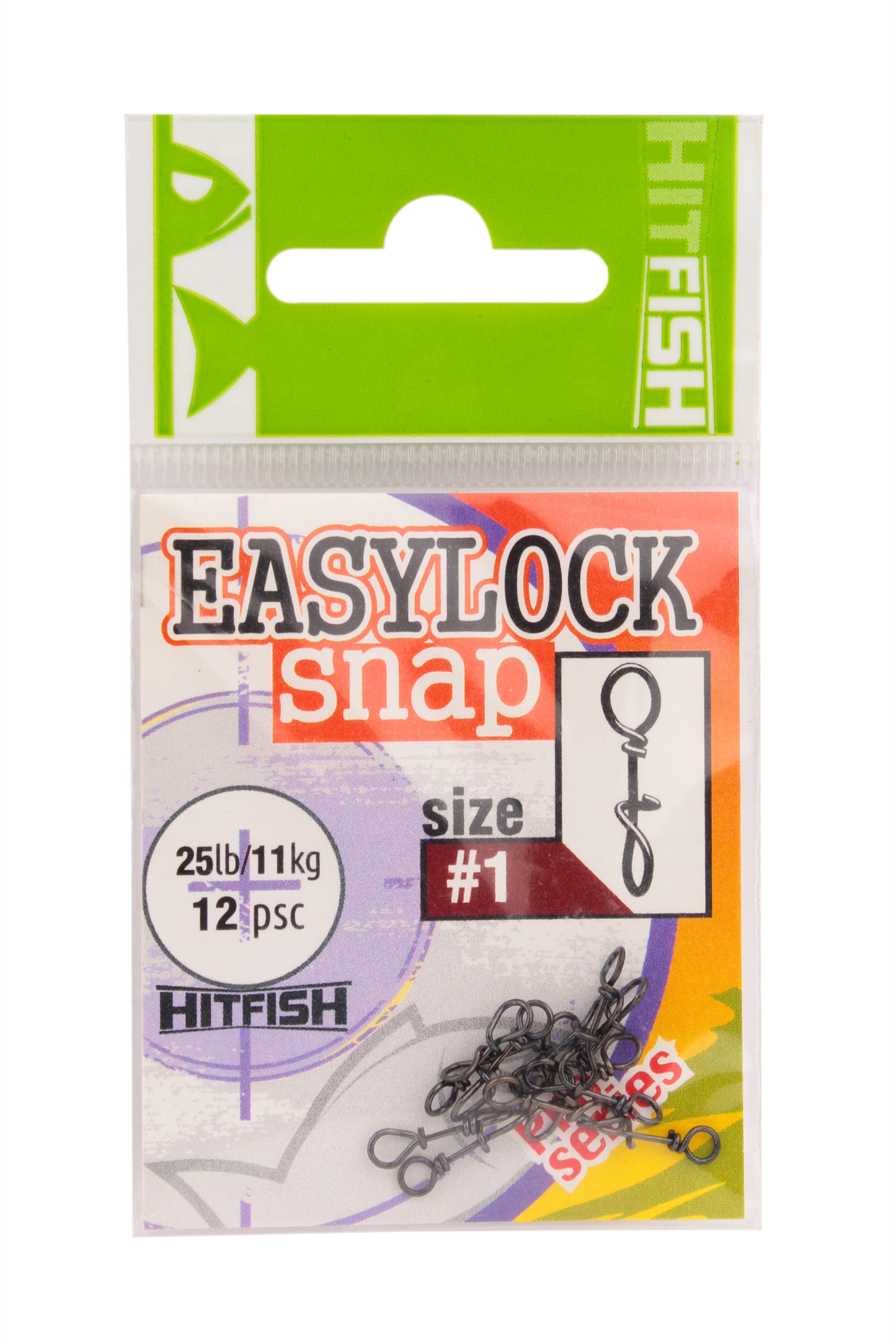 Застежка Hitfish easylock snap №1 12шт - фото 1