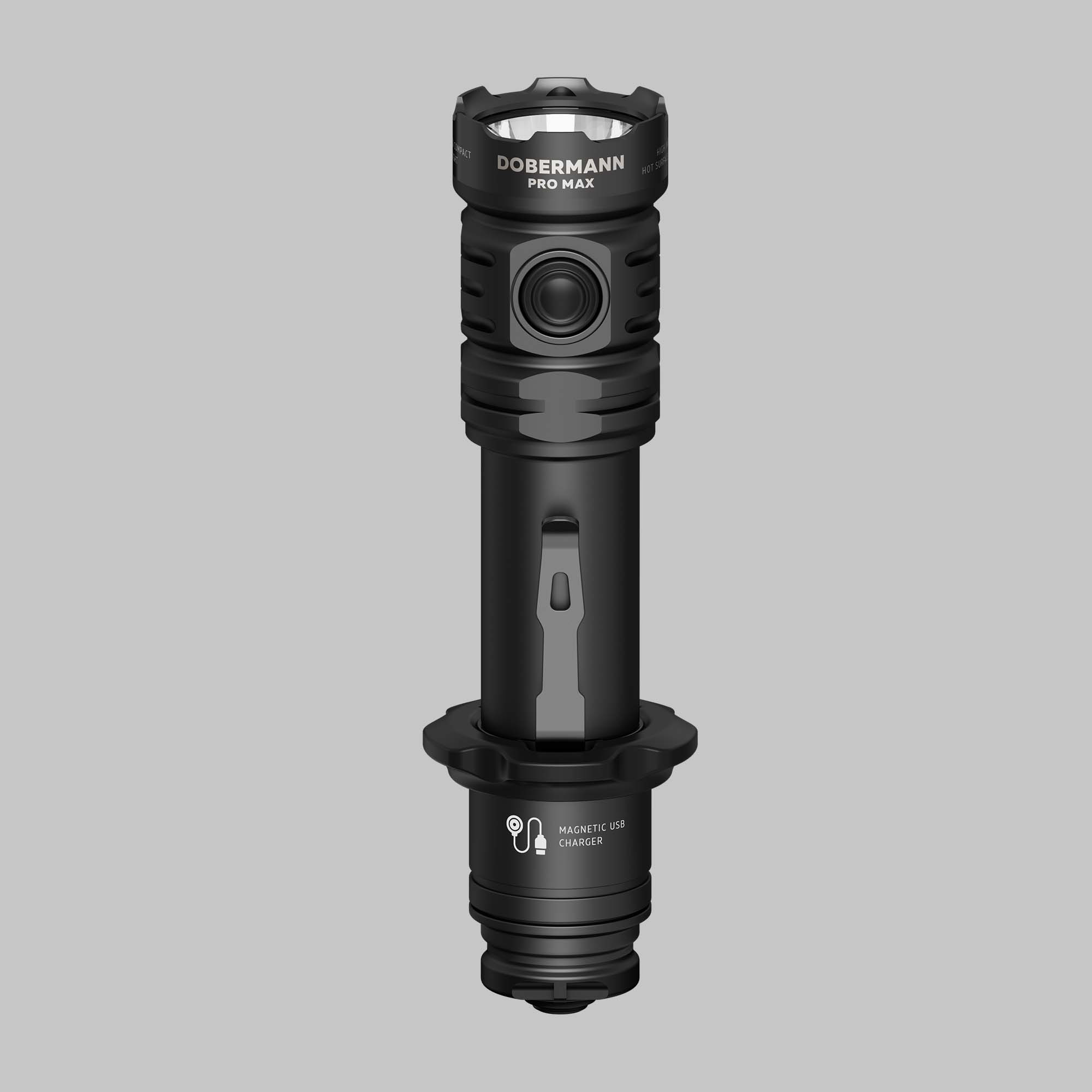 МП Фонарь Armytek Dobermann Pro Max Magnet USB; Белый свет - фото 1