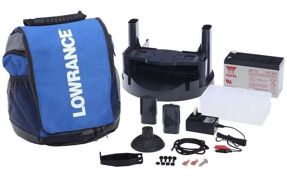 Сумка Lowrance с набором для зимней рыбалки Portable pack - фото 1