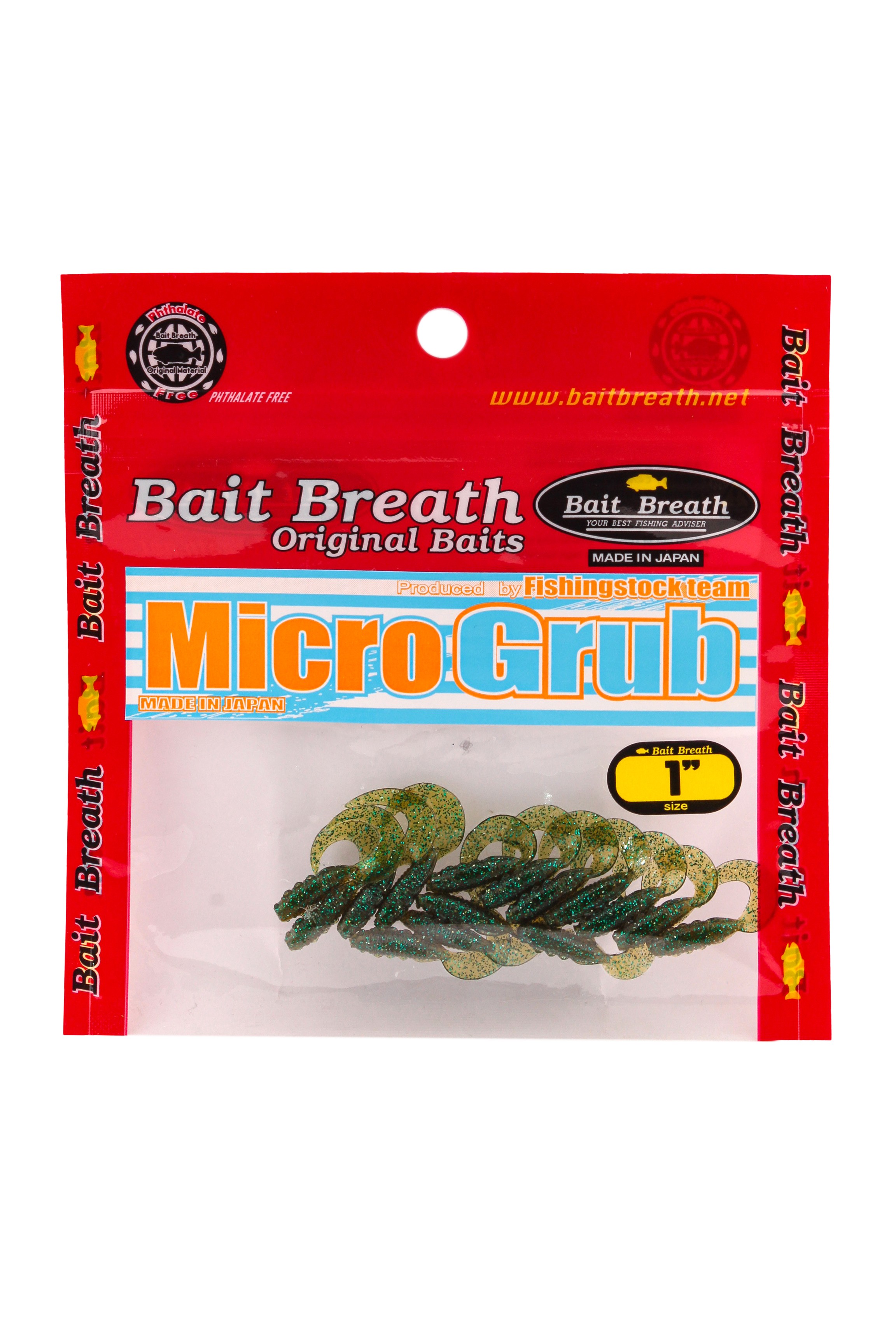 Приманка Bait Breath Micro Grub 1&quot; Ur28 уп.15шт - фото 1