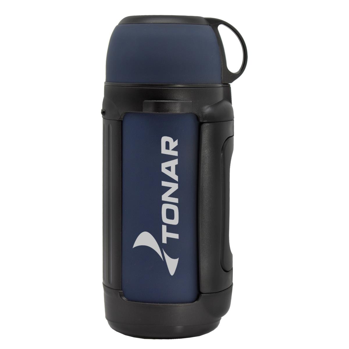 МП Термос (HS.TM-041) 1400ML (крышка-кружка с ручк, доп.пл.чашка, скл.ручки, рем - фото 1