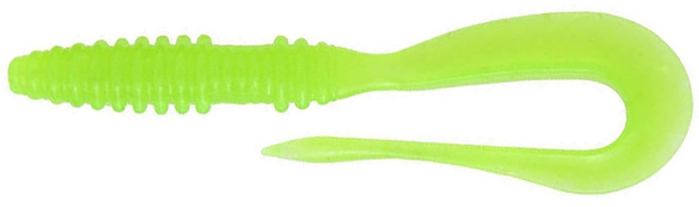 МП Приманка Keitech Mad Wag mini 2,5" 026 Clear Chartreuse Glow - фото 1