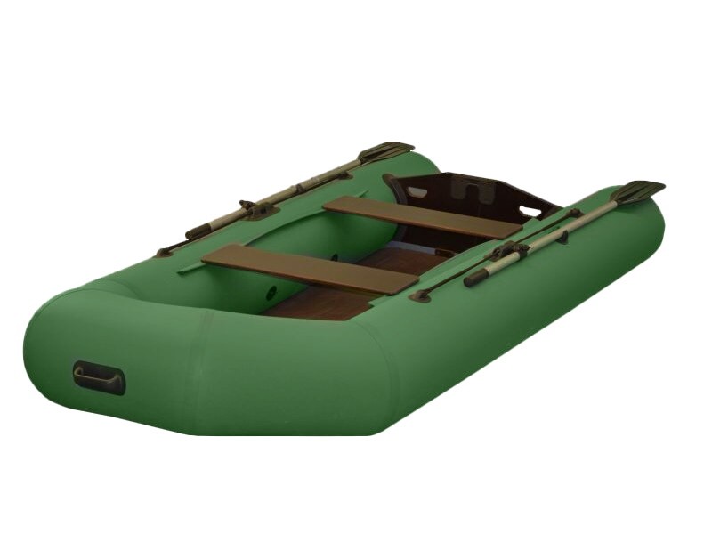 Лодка Boat Master Феникс 285ТС надувная зеленый - фото 1