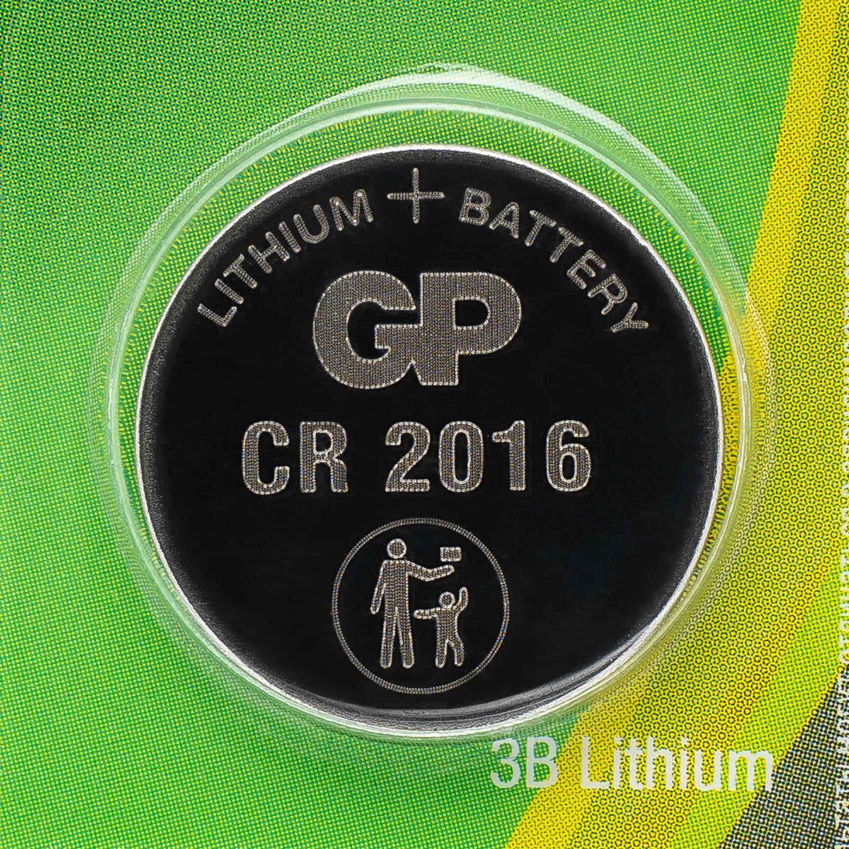 МП Батарейка GP CR 2016 BC5 (1шт) - фото 1