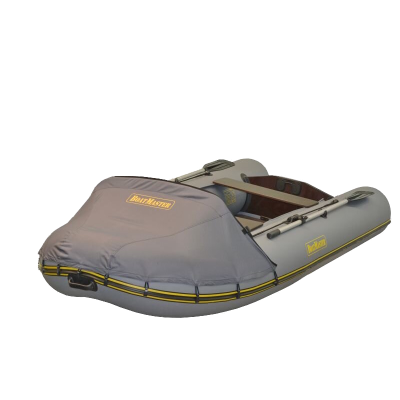 Лодка Boat Master 310K люкс тент надувная серый - фото 1