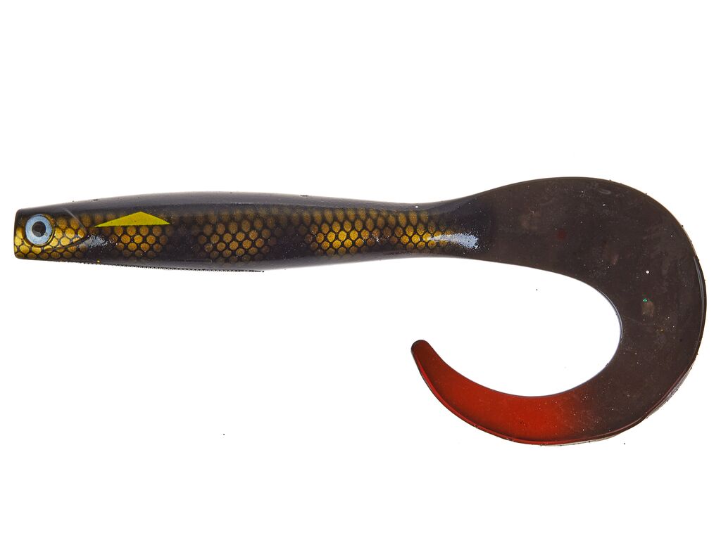 Приманка Lucky John твистер 3D BBS Series kubira fire tail 7,0in 17,50 PG38 1шт - фото 1