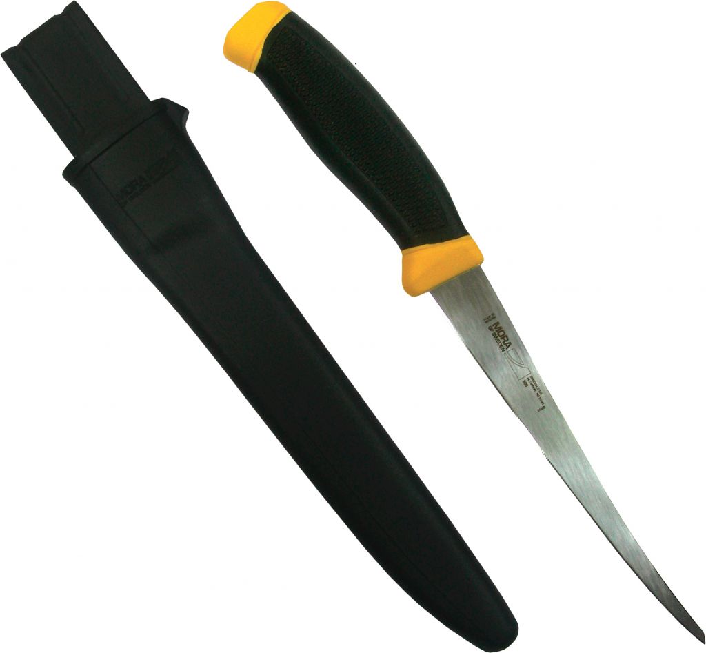 Нож Mora Fishing Comfort 896 сталь 12С27 рукоять пластик - фото 1