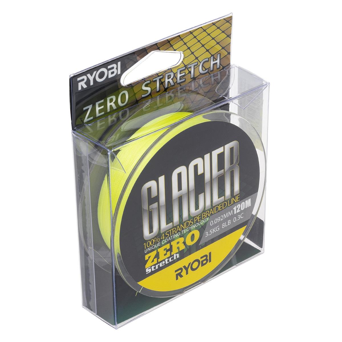 МП Шнур GLACLER ZERO-120M 0.3/d-0.092mm yellow Ryobi - фото 1