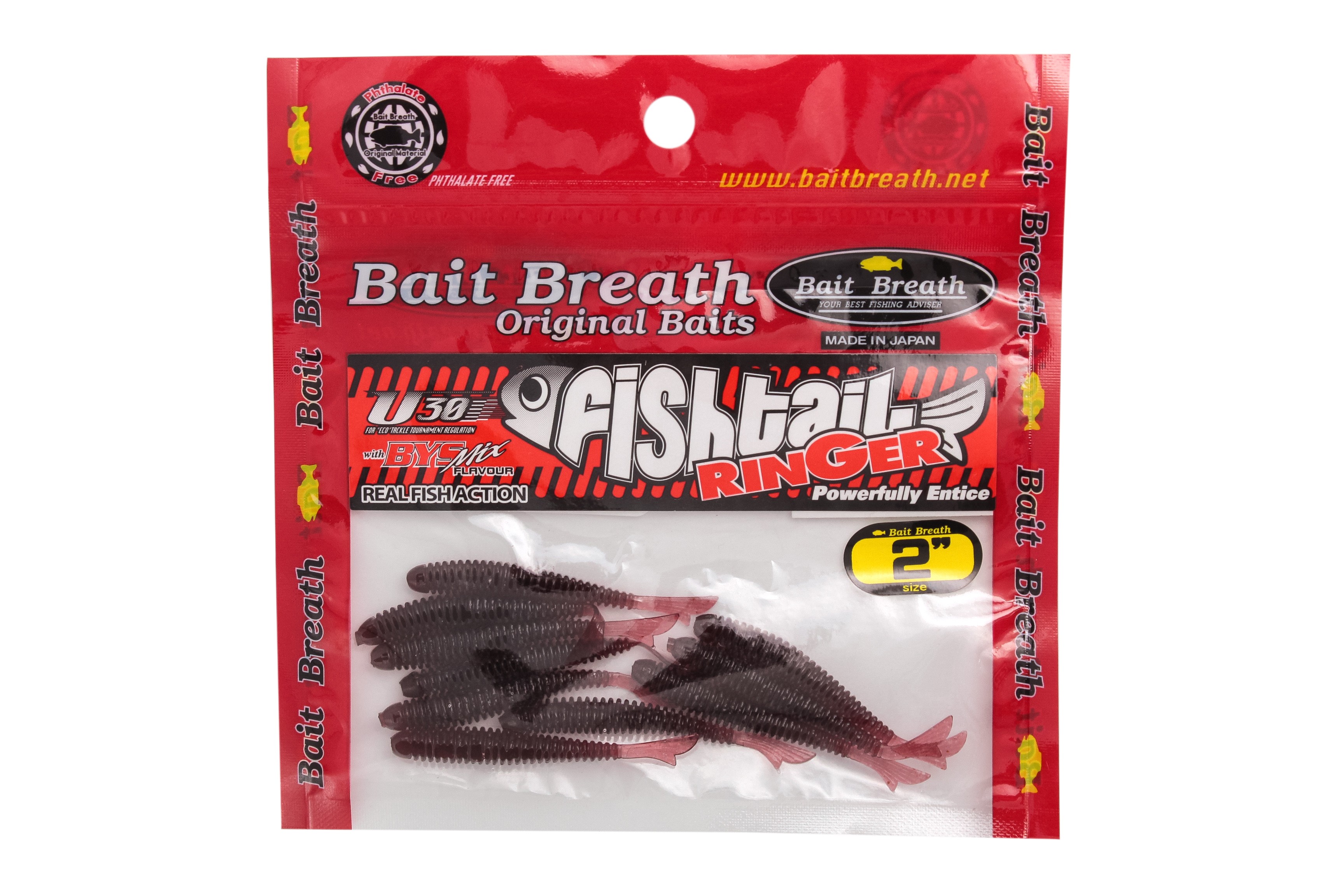 Приманка Bait Breath U30 Fish tail Ringer 2 135 уп.10шт - фото 1