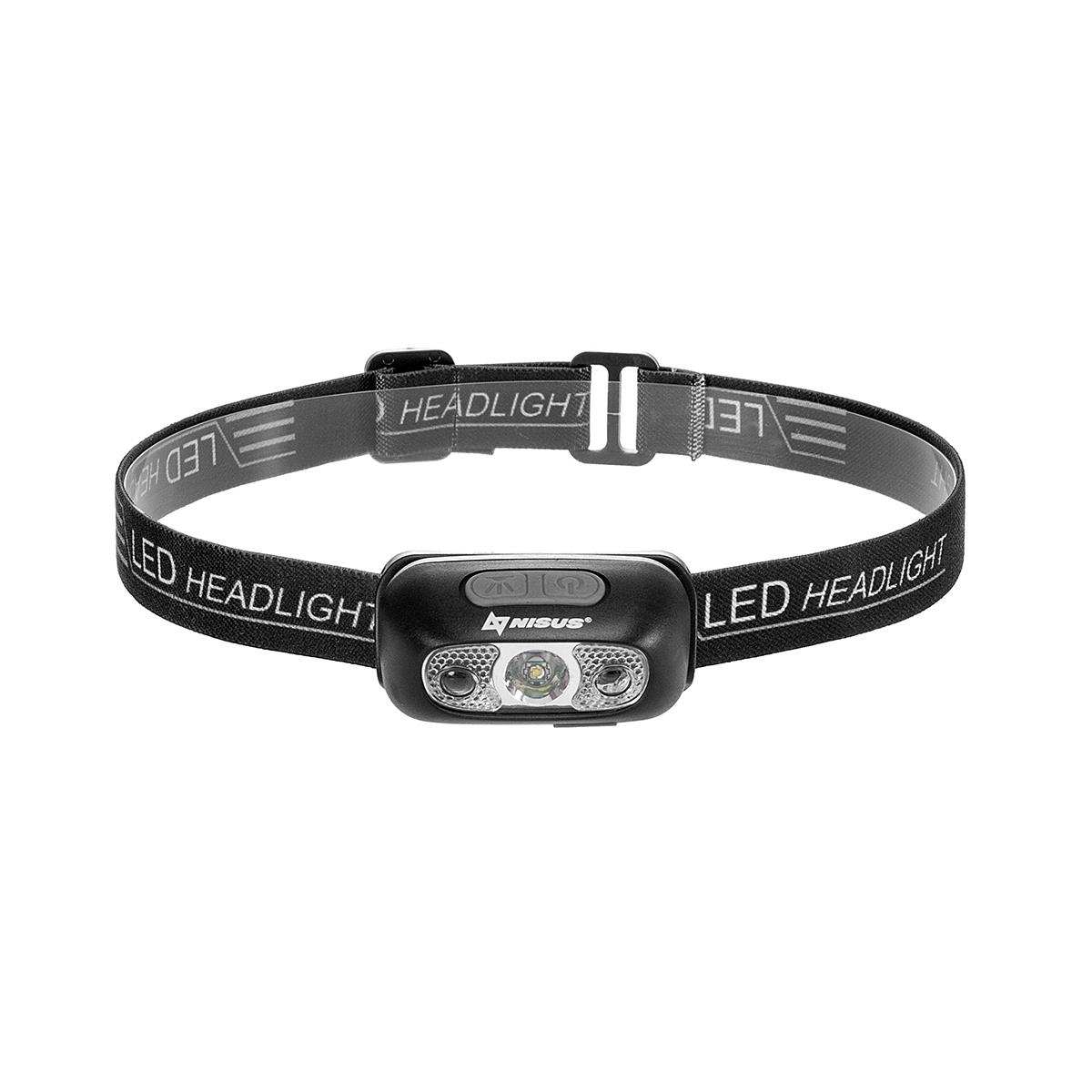 МП Фонарь налобный сенсорный 120 LM, IPX4, USB (AN-FN-3056S) NISUS - фото 1