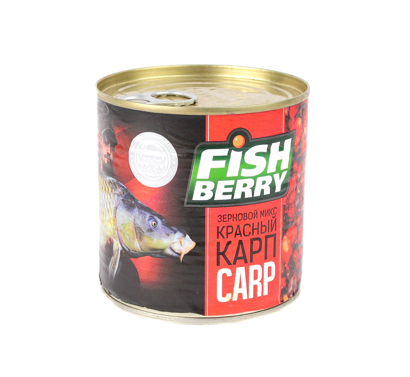 Консервированная зерновая смесь Fish Berry Попова карп красный клубника 430мл