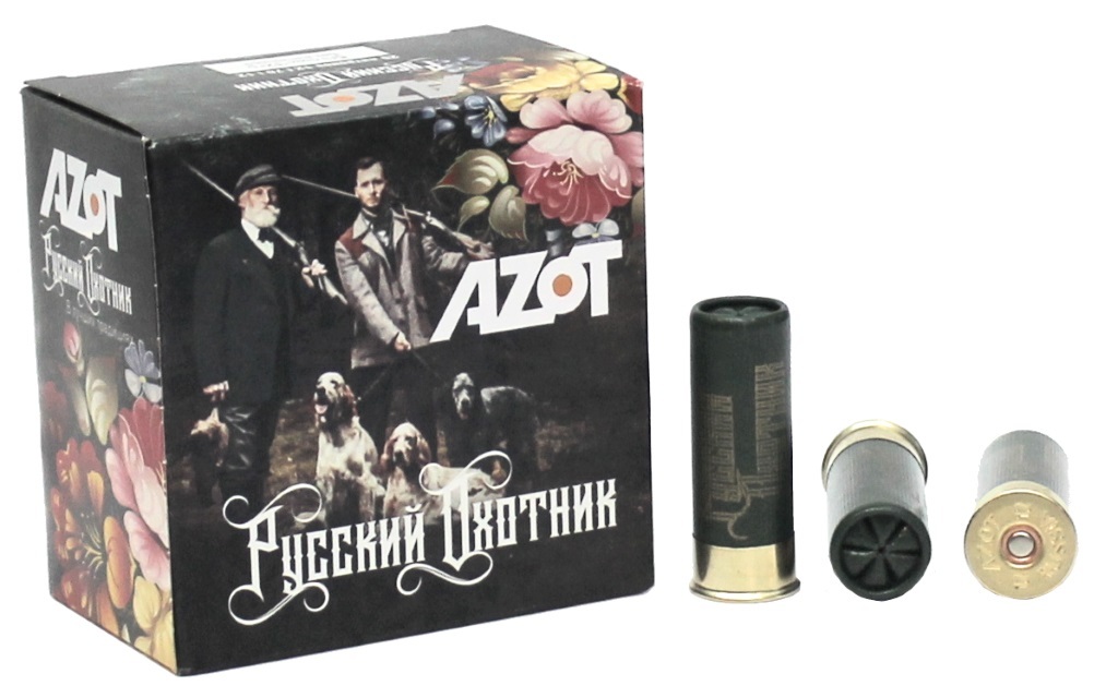 Патрон 12x70 Азот Русский Охотник 4 32гр - фото 1