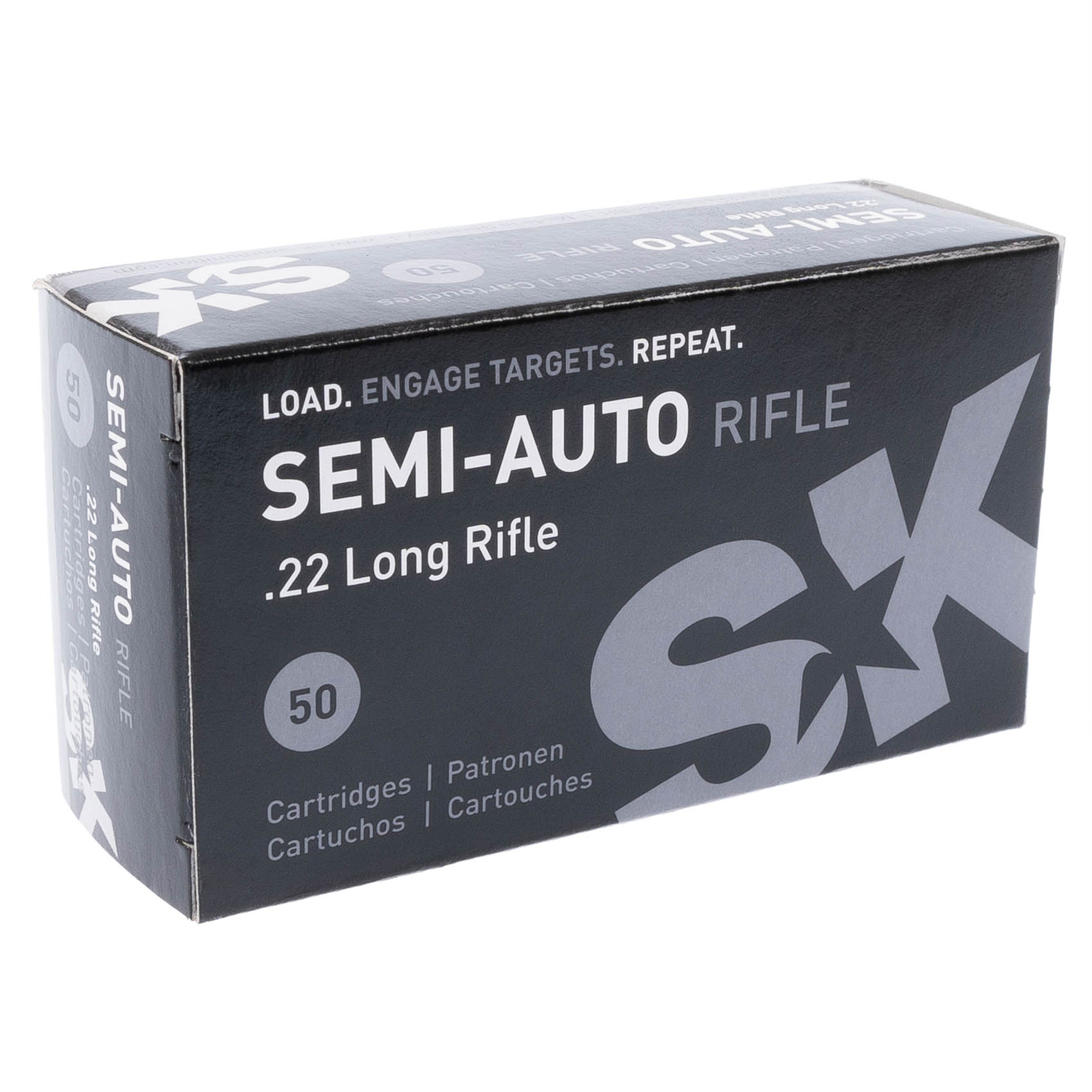 Патрон 22LR SK Semi-Auto Rifle Round nose 2,59гр 1/50 - фото 1