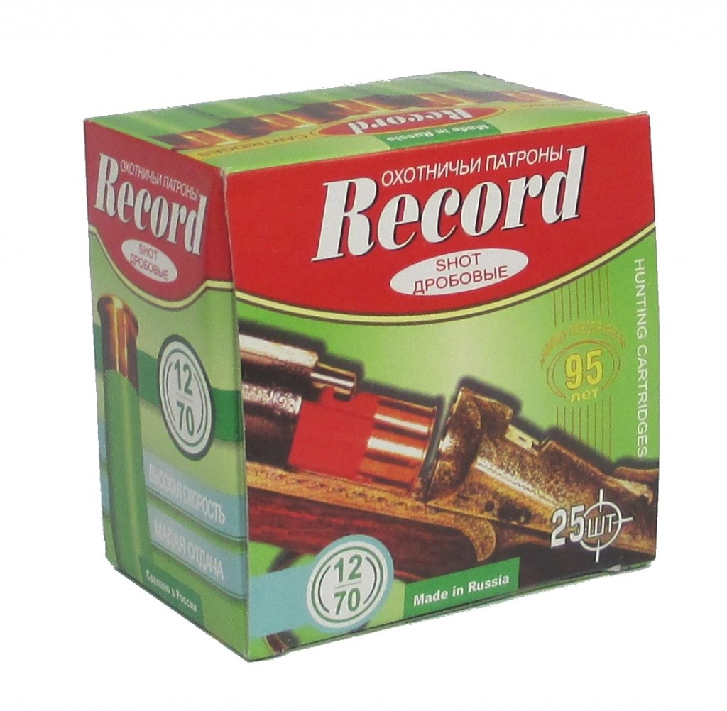 Патрон 12х70 КХЗ Record 1 - фото 1