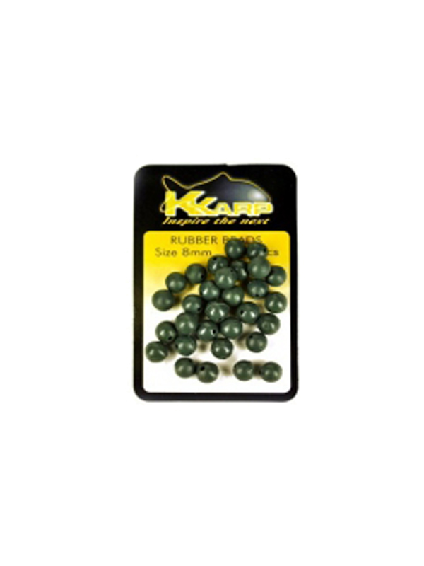 Бусина-амортизатор K-Karp Rubber Beads 8mm 30шт - фото 1