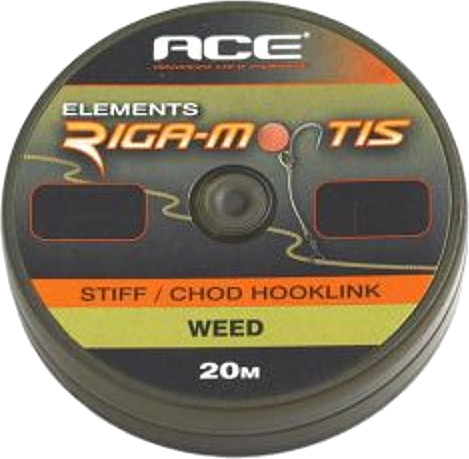 Поводковый материал Ace Riga mortis hooklink 20lb 20м зеленый - фото 1