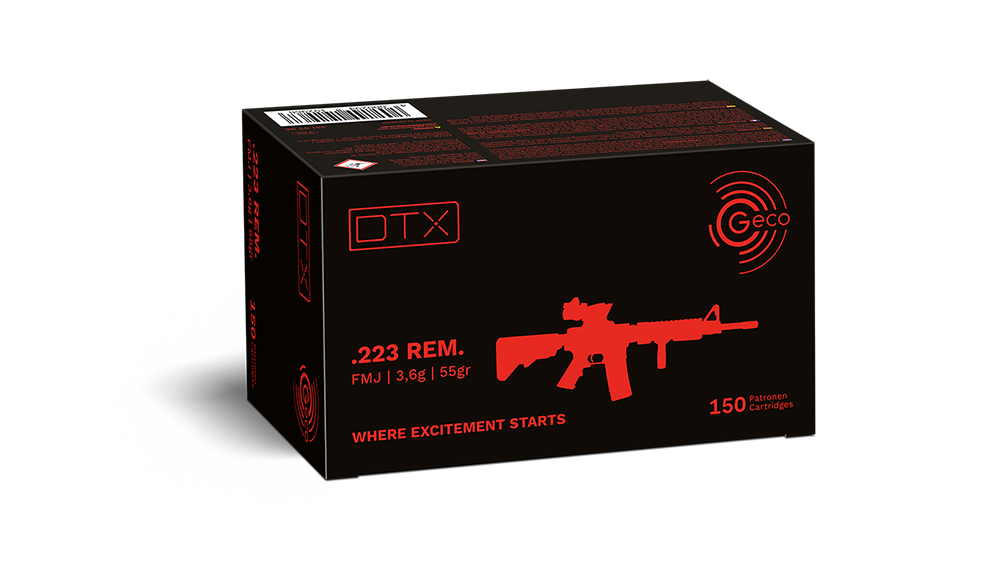 Патрон 223Rem Geco FMJ DTX 3,6гр box - фото 1