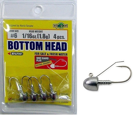 Джиг-головка Ecogear Bottom head 3&quot; 3,5гр 1/4 - фото 1