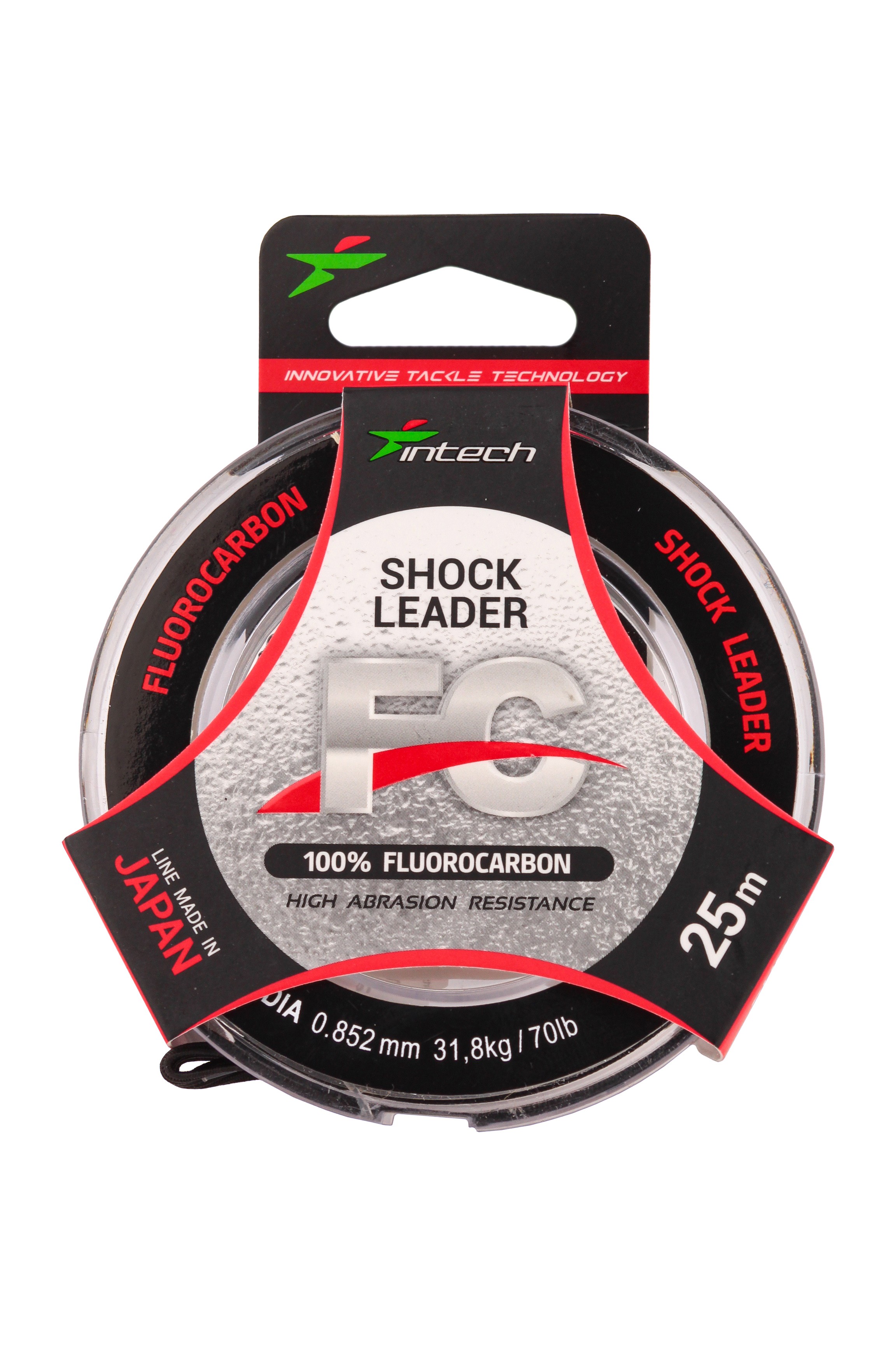 Леска Intech FC Shock Leader 25м 0.852мм 31,8кг 70lb - фото 1