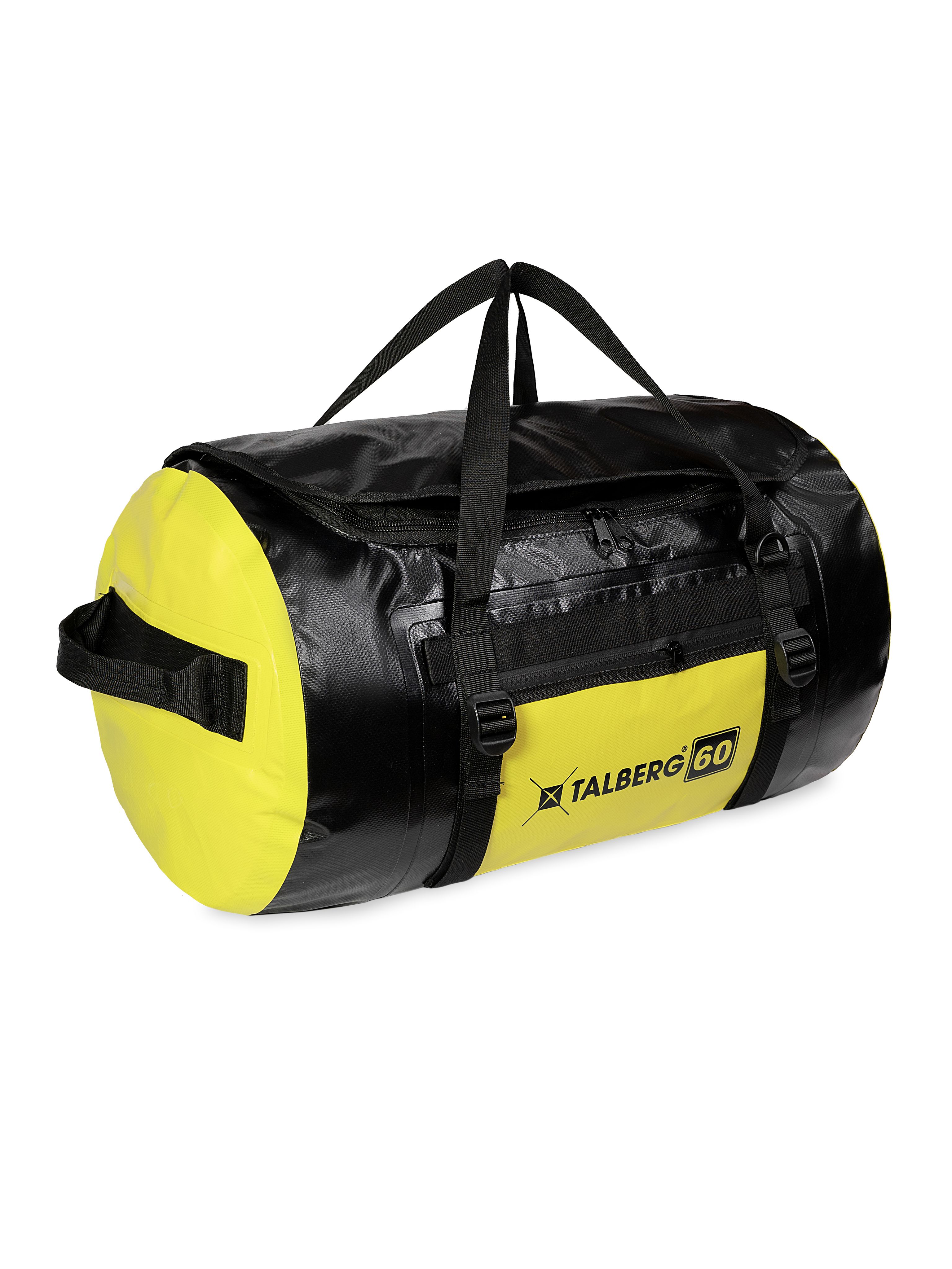 Гермосумка Talberg ACTIVE DRY BAG 60 черный/желтый - фото 1