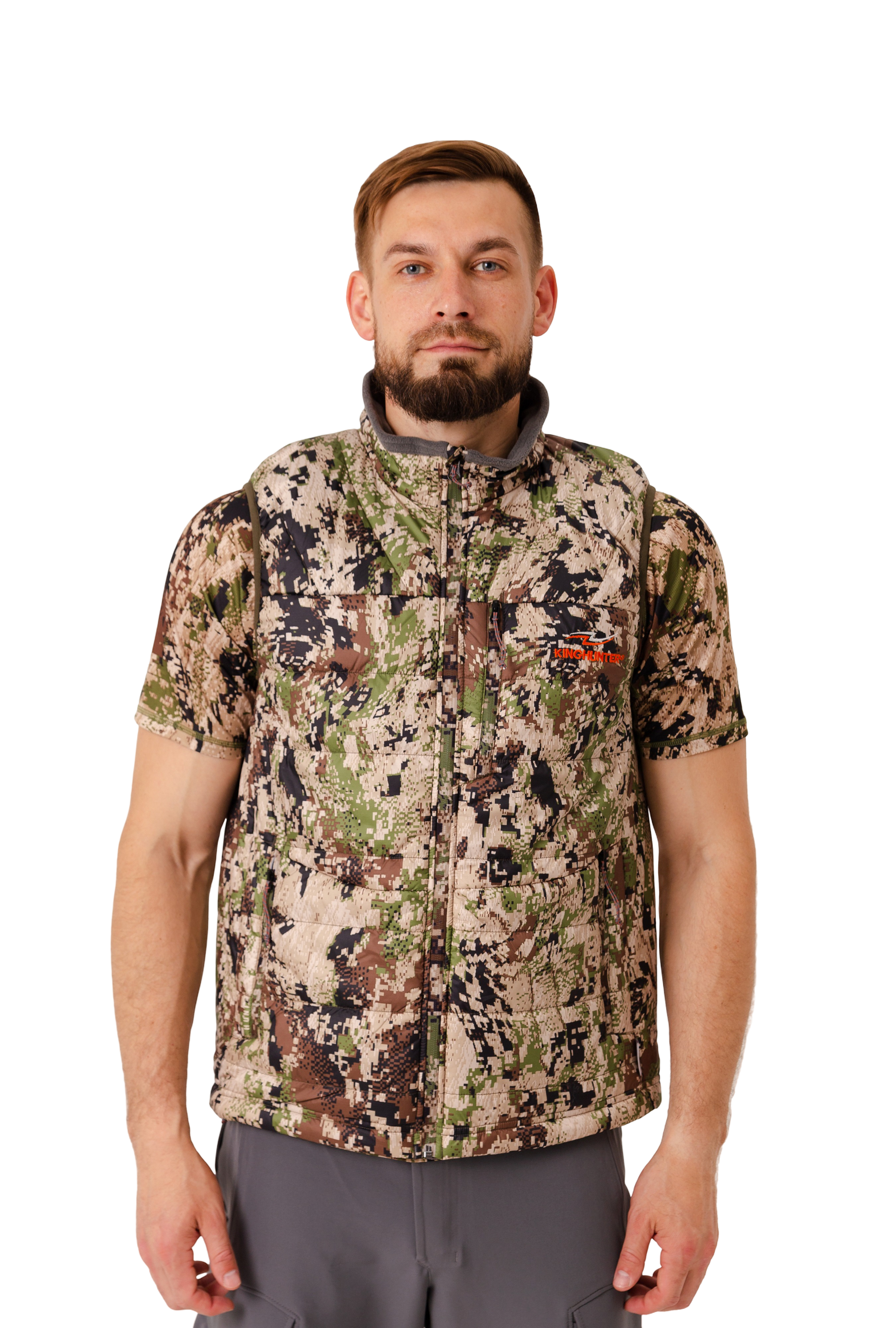 Жилет King Hunter Warm Light mountain camo - фото 1