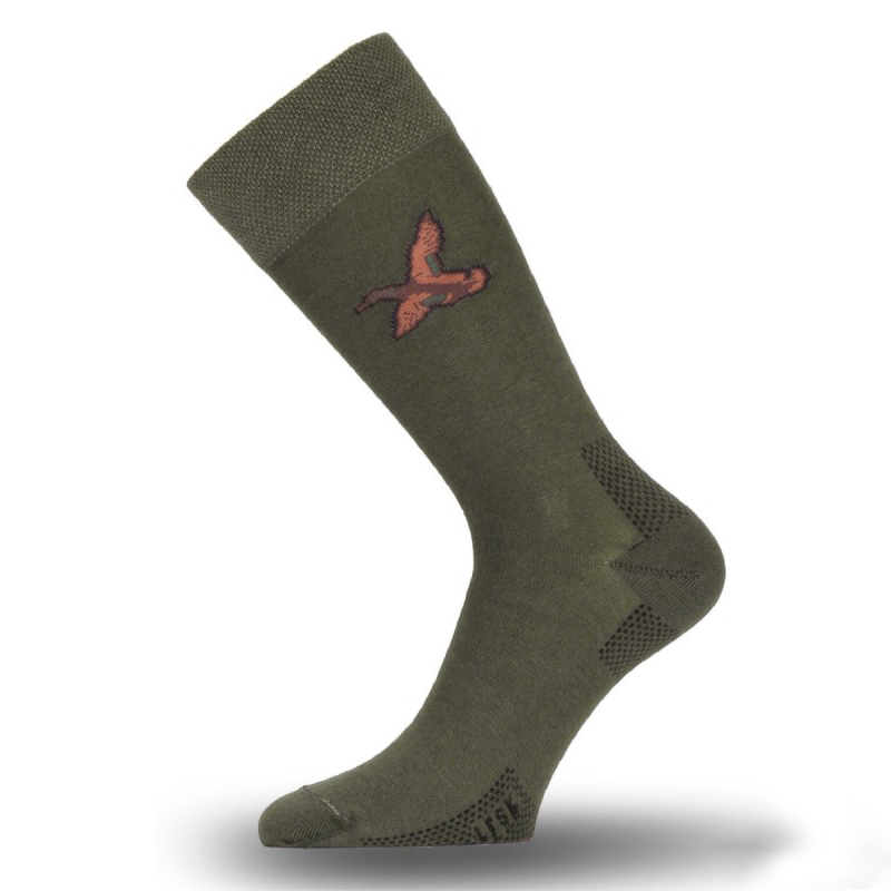 Термоноски Lasting LFSK 620 Cotton Duck Треккинг + Охота зеленый LFSK620-M - фото 1