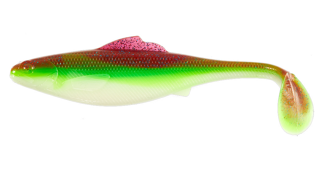Приманка Lucky John виброхвост Pro Series roach paddle tail 3.5in 08.89 G03 6шт - фото 1
