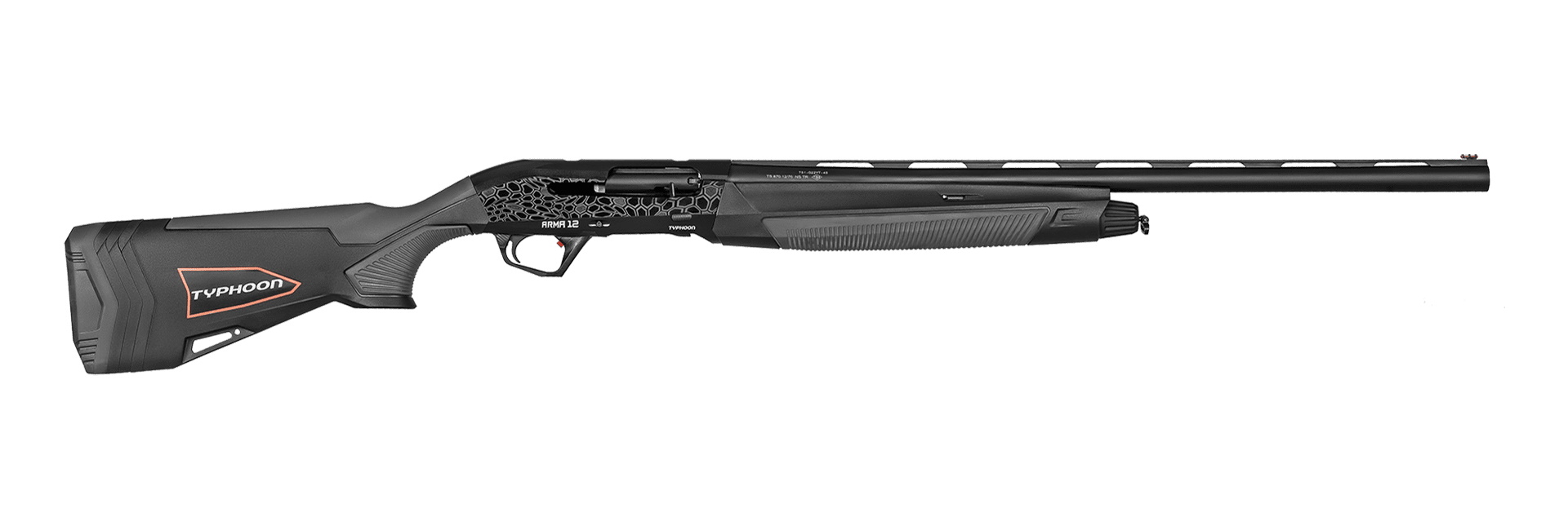 Ружье Typhoon 12x76 Arma 12 black 4+1 710мм - фото 1