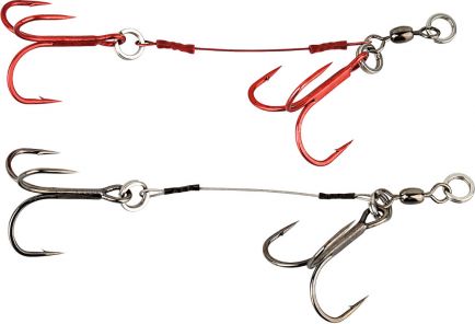Оснастка Savage Gear сarbon 49 сorkscrew stinger 2x2/0 23кг 2шт - фото 1