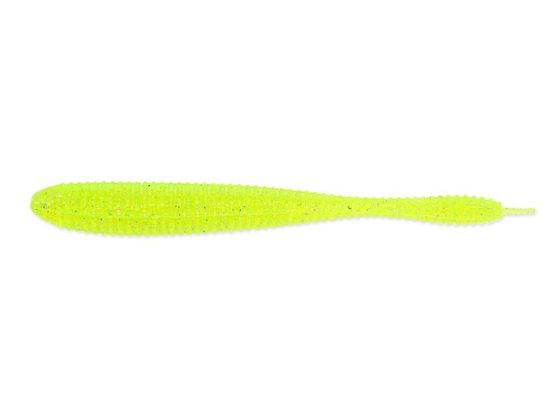 Приманка Reins 3&quot; Bubbling Shaker Chartreuse Silver Glitter - фото 1